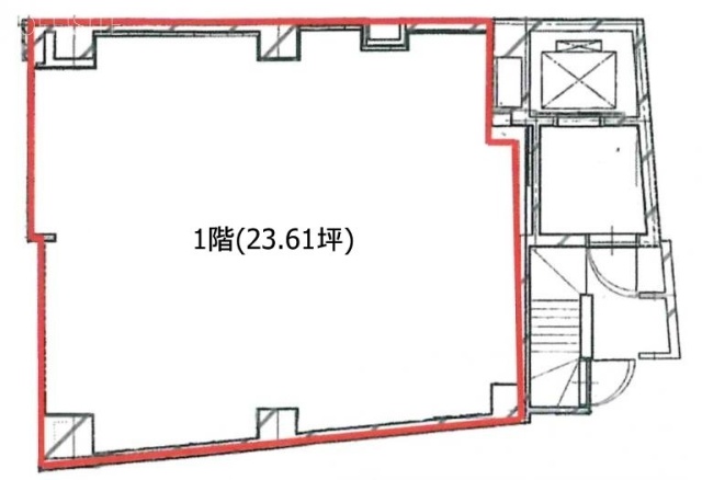 上野TSビル1F 間取り図