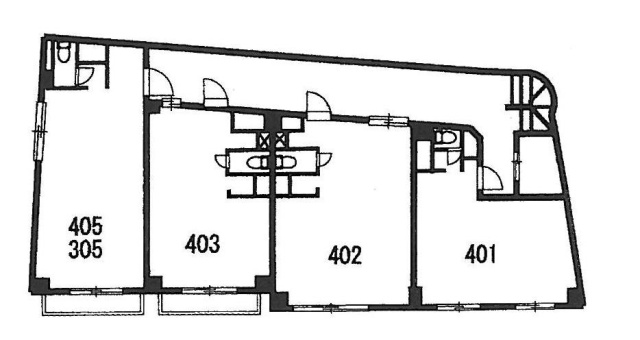 第三叶ビル401 間取り図