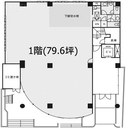 青山第一田中ビル1F 間取り図
