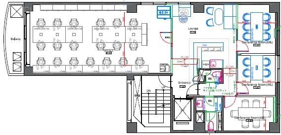 ワールド四谷ビル2F 間取り図