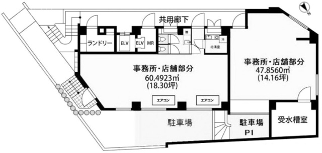 PLENDY西が丘1F 間取り図