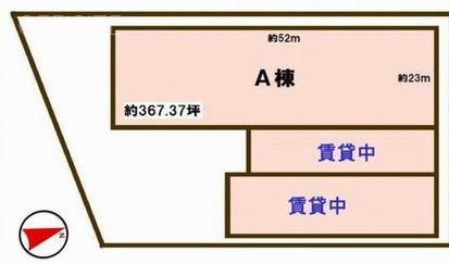 昭和島貸倉庫・工場A棟 間取り図