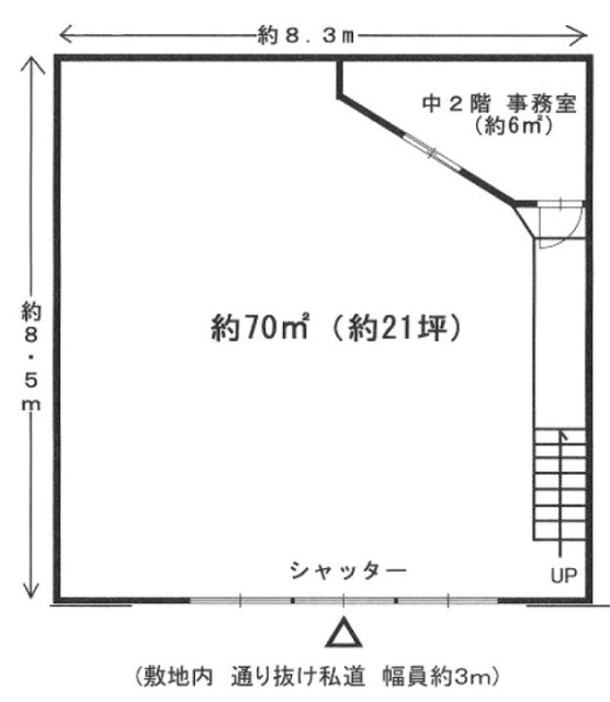 せき工場ビル14 間取り図