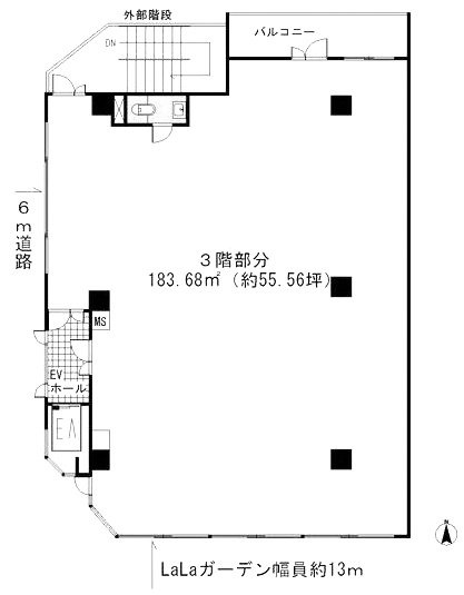 サトウビル3F 間取り図