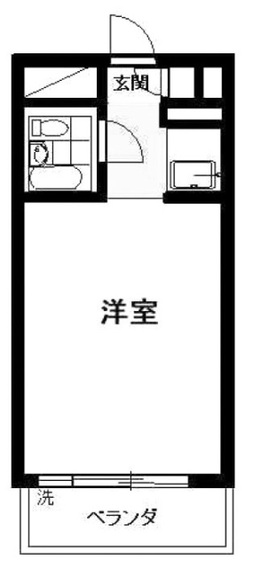 九段フラワーホーム807 間取り図