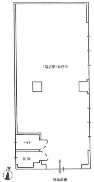 KS幡ヶ谷マンション1F 間取り図