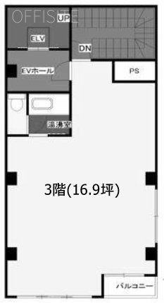 ガーネットビル3F 間取り図