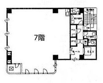 西池本田ビル7F 間取り図