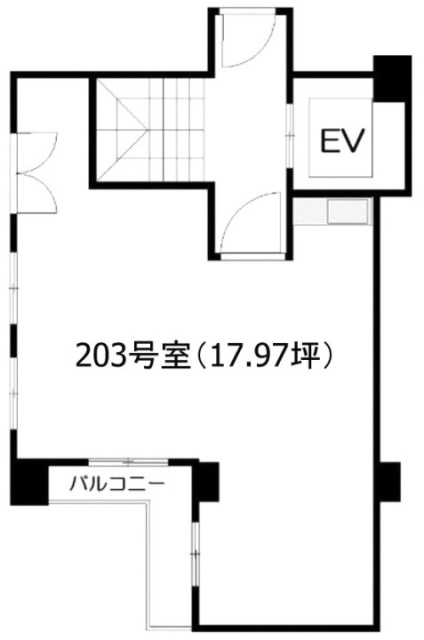 寿宝ビル203 間取り図