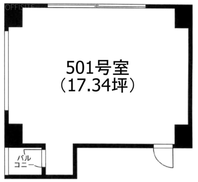 ロイヤルステージST大通公園501 間取り図