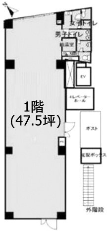 グランウフ保坂1F 間取り図