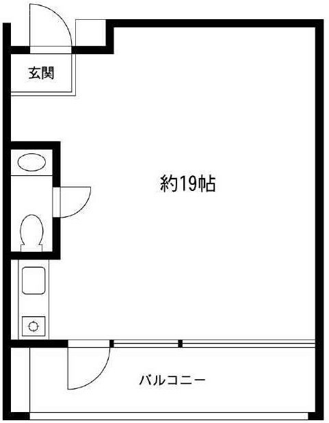 中野サンブライトアネックス403 間取り図