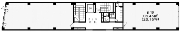 シンテイ大宮ビルB 間取り図