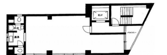 都築ビル2F 間取り図