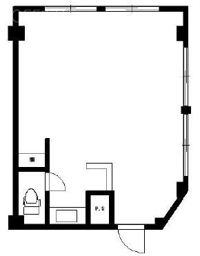 朝日ビル1F 間取り図