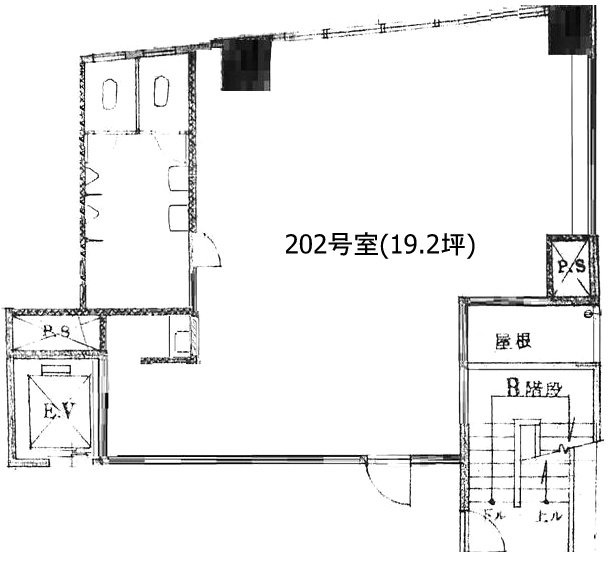 ビスハイム池袋202 間取り図