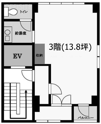 臼井ビル3F 間取り図