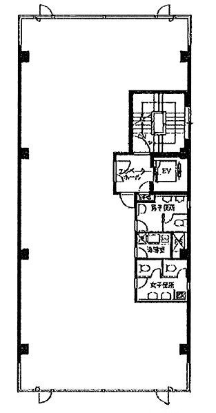 御徒町グランディアビル3F 間取り図