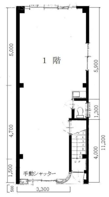 石渡ビル101 間取り図