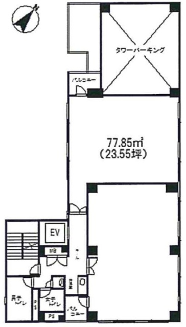 桜木町駅前ビル302 間取り図