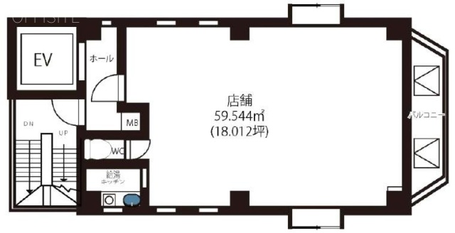 D’collectionビル2F 間取り図