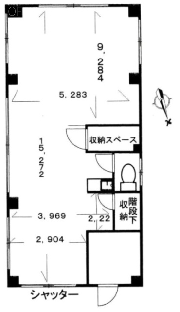 SOKUSOKOビル1F 間取り図