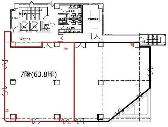 芝公園阪神ビル7F 間取り図