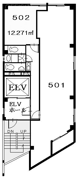 和田ビル501 間取り図