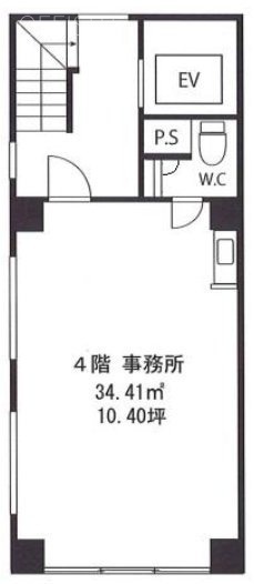 BOLD神田ビル4F 間取り図