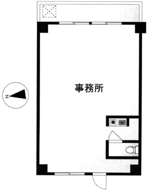 ダイアパレス五反田ビル203 間取り図