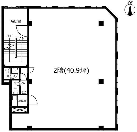 近江屋ビル2F 間取り図