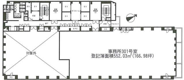 アクロス新川ビル301 間取り図