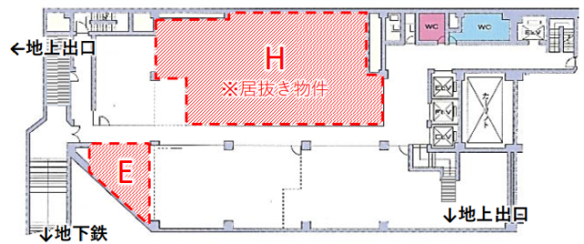 LISTEAST BLD.E 間取り図