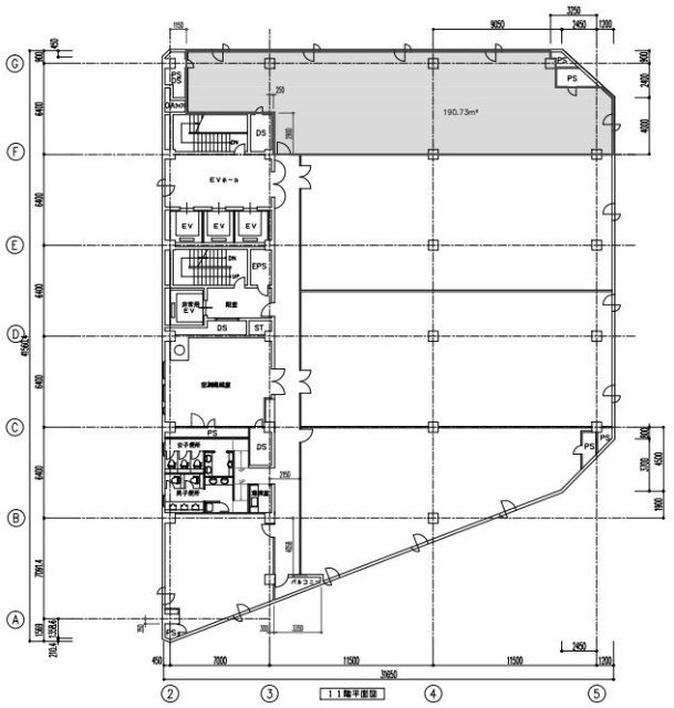 日本生命新宿西口ビル11F 間取り図