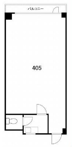 千年ビル405 間取り図