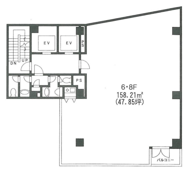 ティアラ北青山8F 間取り図