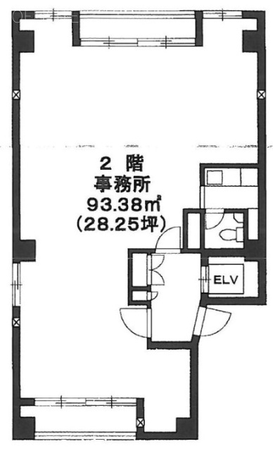 曽根ビル2F 間取り図