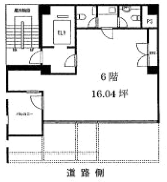 銀座DTビル6F 間取り図