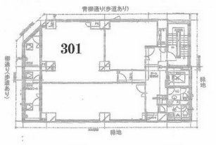 第2荒川ビル301 間取り図