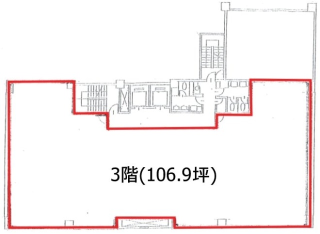 銀座イーストビル3F 間取り図