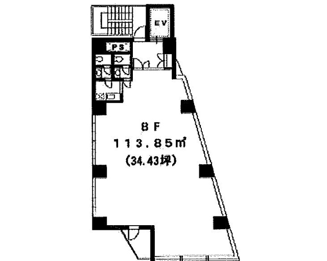 セントポールビル8F 間取り図