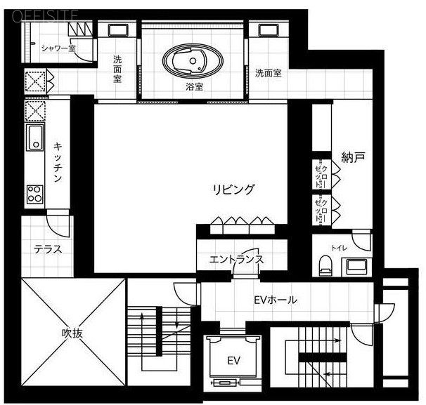 FLEG恵比寿WB112 間取り図