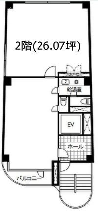 福泉ビル2F 間取り図