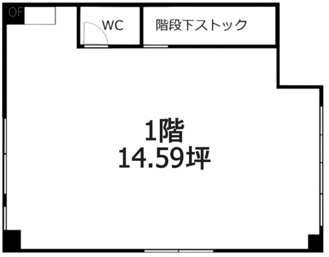 アカギビル1F 間取り図
