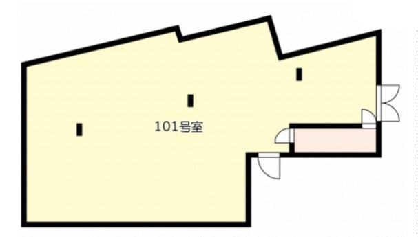 USEN.X自由が丘ビル1FA 間取り図