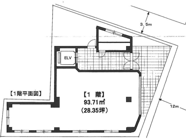 フルービュー1F 間取り図