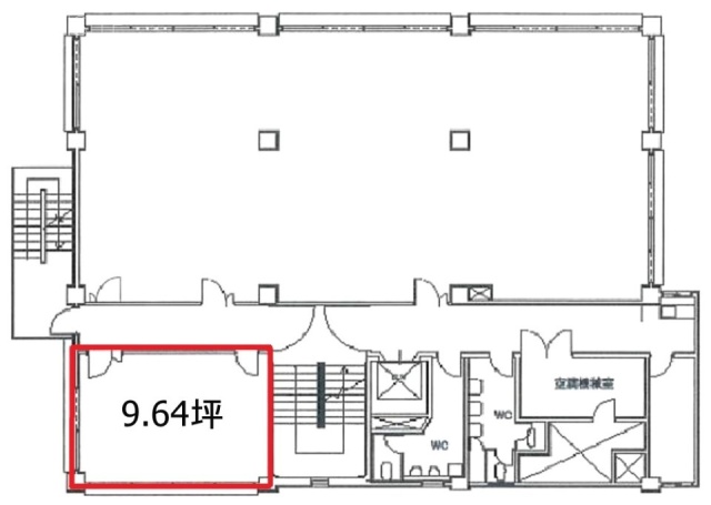 JCⅡ一番町ビル5F 間取り図