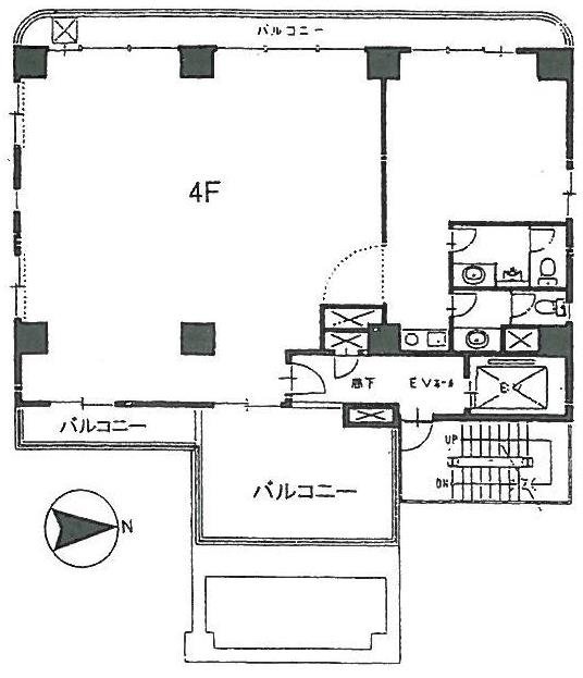 ロイクラトン四谷4F 間取り図