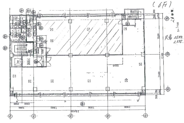 第二高取ビル6F 間取り図