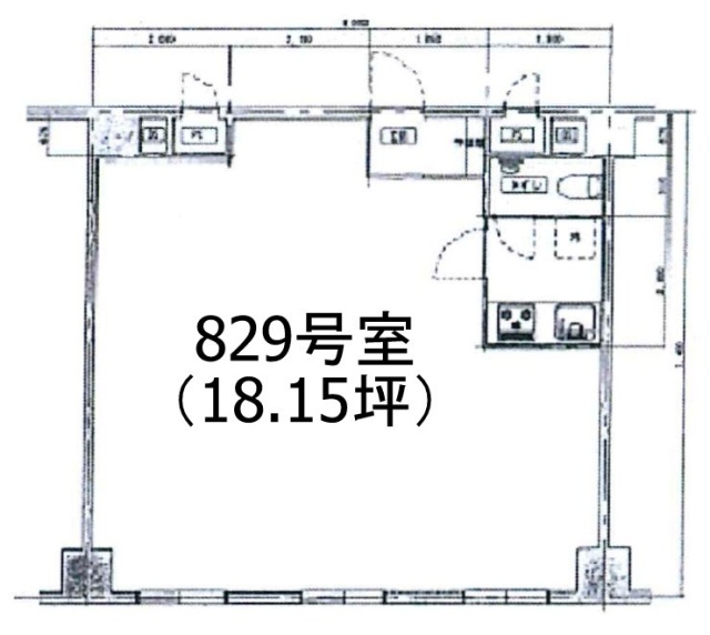 飯田橋ハイタウン829 間取り図